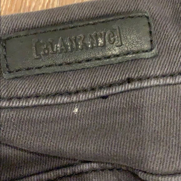 Blank NYC dark grey lace-up cropped jeans Size 26 - Picture 6 of 7